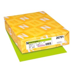 Image for Exact Color Copy Paper, 8-1/2 x 11 Inches, 20 lb, Bright Green, 500 Sheets from School Specialty