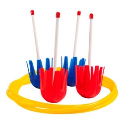 Image for Champion Lawn Toss Darts and Target Set, Assorted Color, Set of 8 from School Specialty