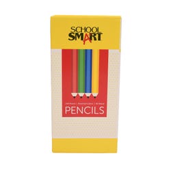 Image for School Smart Traditional No 2 Pencils, Assorted Colors, Pack of 144 from School Specialty