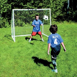 Image for Mylec Portable Soccer Goal, 72 x 60 x 48 Inches, White from School Specialty