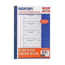 Image for Rediform Carbonless Numbered Purchase Order Form, 2 Parts, 2-3/4 x 7 Inches, White/Yellow, Pack of 400 from School Specialty