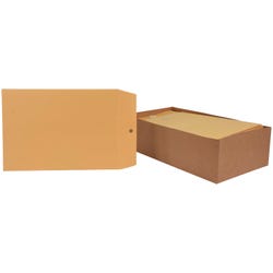 Image for School Smart Kraft Envelope with Clasp, 7-1/2 x 10-1/2 Inches, Pack of 100 from School Specialty