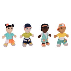 Image for Miniland Diverse Fastening Dolls, Set of 4 from School Specialty