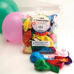 Image for Hygloss Premium Balloon, 11 in, Assorted Color, Pack of 144 from School Specialty