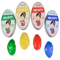 Image for Abilitations Abili-Putty, 4 Ounces, Set of 4 from School Specialty