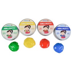 Image for Abilitations Abili-Putty, 4 Ounces, Set of 4 from School Specialty