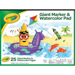 Crayola Heavy Weight Watercolor Pad, 16 x 12 Inches, 25 Sheets Item Number 1402620