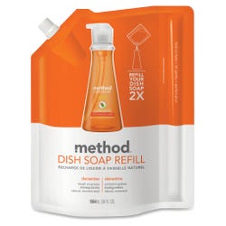 Image for Method Clementine Scent Dish Soap Refill, 36 Ounces, Orange from School Specialty