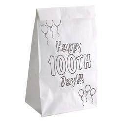 Image for Hygloss Happy 100th Day Bags, Pack of 25 from School Specialty