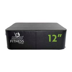 Image for Champion Sports Foam Plyo Box, 12 Inch Height, Black from School Specialty