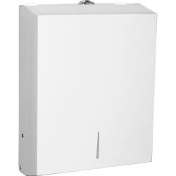 Image for Genuine Joe C-Fold/Multi-Fold Towel Dispenser, Stainless Steel, White from School Specialty