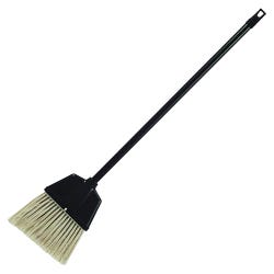 Image for Genuine Joe Lobby Dustpan Broom, Plastic Trim, Black from School Specialty