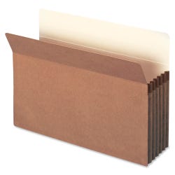 Image for Smead File Pocket, Legal Size, 5-1/4 Inch Expansion, Straight Cut, Redrope, Pack of 50 from School Specialty