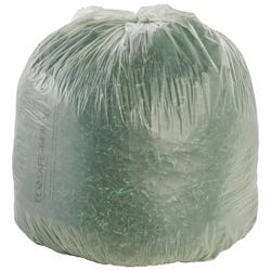 Image for Stout ASTM-6400 Compostable Trash Bags, 48 Gallon, Green, Pack of 40 from School Specialty