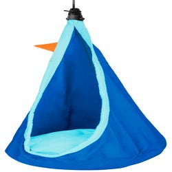 Image for LA SIESTA Joki Organic Cotton Kids Hanging Nest, 28 x 58 Inches, Blue from School Specialty