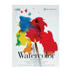 Image for Strathmore 200 Series Watercolor Pad, 9 x 12 Inches, 90 lb, 15 Sheets from School Specialty