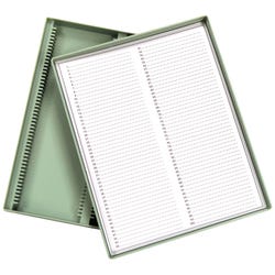 Image for Eisco Labs Slide Box, Polystyrene, Holds 100 Slides from School Specialty