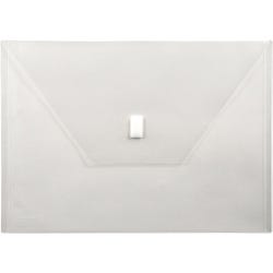 Image for LION Design-R Line Poly Envelopes with Hook and Loop Closure, 13 x 9-3/8 Inches, Clear from School Specialty