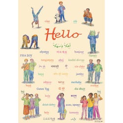 Image for Mantra Lingua Hello Poster from School Specialty