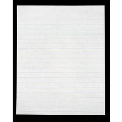 Image for School Smart Practice Composition Paper, 8 x 10-1/2 Inches, 1/2 Inch Ruled Short Way, White, 500 Sheets from School Specialty