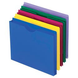 Image for Pendaflex Poly Expanding File Jacket, Letter Size, 1 Inch Expansion, Assorted Colors, Pack of 10 from School Specialty