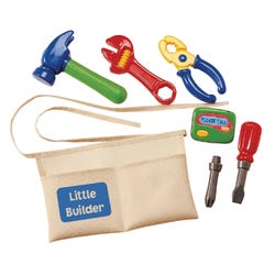 Image for International Playthings Kidoozie My First Tool Belt, Set of 6 Toy Tools from School Specialty