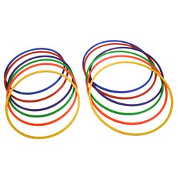 Image for Sportime Dur-O-Hoops, 24 Inch and 28 Inch, Assorted Colors, Set of 12 from School Specialty