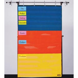 Image for School Smart Adjustable Pocket Chart, 60 x 34 Inches from School Specialty