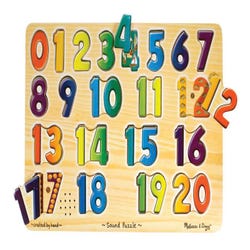 Image for Melissa & Doug Numbers Sound Puzzle from School Specialty
