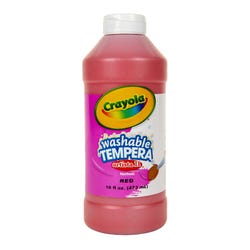 Image for Crayola Artista II Washable Tempera Paint, Red, Pint from School Specialty