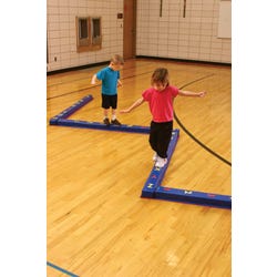 Image for WeeKidz Balance Beam Set, Alphabet, Numbers and Shapes, 71 x 4 x 3 Inches, Foam/Vinyl Covered, Set of 5 from School Specialty