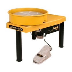 Image for Brent CXC Pottery Wheel, 10 Amp Motor, 1 HP, Yellow from School Specialty