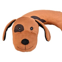 Abilitations Weighted Dog Neck Pillow, 3 Pounds, Brown, Item Number 2094659