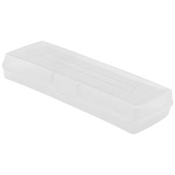Image for School Smart Mini Lightweight Plastic Pencil Case, Clear from School Specialty