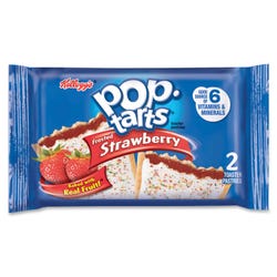 Pop Tarts Frosted Strawberry Toaster Pastries, 3.67 oz, Strawberry, 6 Per Box, Item Number 1311188