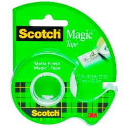 Image for Scotch 810 Magic Tape in Dispenser, 0.50 x 800 Inches, Matte Clear from School Specialty