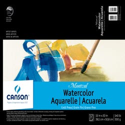 Image for Montval Acid-Free Cold Press Watercolor Paper, 140 lb, 15 x 20 Inch, Natural White from School Specialty