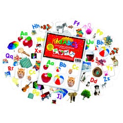 Image for Barker Creek Learning Magnets, A to Z Letters with Pictures, Set of 60 from School Specialty