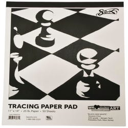 Image for Sax Tracing Paper Pad, 25 lbs, 11 x 14 Inches, 50 Sheets from School Specialty