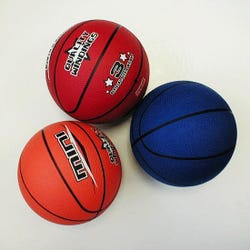 Image for FlagHouse Mini Basketballs, Rubber, Size 3, Blue from School Specialty