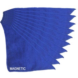 Image for KleenSlate Dry Erase Magnetic Microfiber Cleaning Cloths, Blue, Pack of 10 from School Specialty