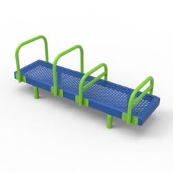 Image for ActionFit Traditional Series Bench Dip Station and Instruction Sign from School Specialty