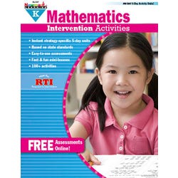 Image for Newmark Learning Math Intervention Workbook, Grade K from School Specialty