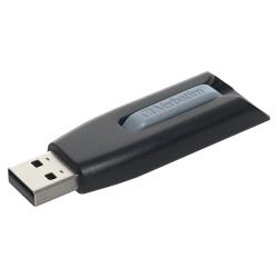 Image for Verbatim Store 'N' Go V3 USB 3.0 Flash Drive, 32 GB, Black/Gray from School Specialty