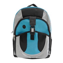 Image for Kits for Kidz Junior High Style Backpack, 18 x 13 x 6 Inches, Teal, Grades 6 to 12 from School Specialty