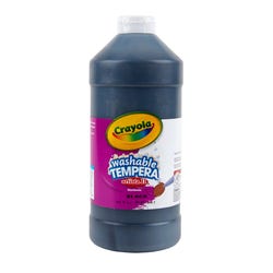 Image for Crayola Artista II Washable Tempera Paint, Black, Quart from School Specialty