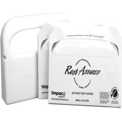 Image for Impact Products Biodegradable Toilet Seat Cover and Dispenser Set, 500 Sheets from School Specialty
