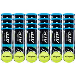 Image for Dunlop ATP Championship Tennis Balls, Case of 72 Balls, 24 cans, 3 Balls per Can from School Specialty