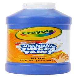Image for Crayola Washable Finger Paint, Blue, Pint from School Specialty
