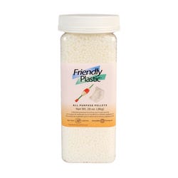Image for Friendly Plastic AMACO Non-Toxic Reusable Pellet, 28 oz Jar, Ivory from School Specialty